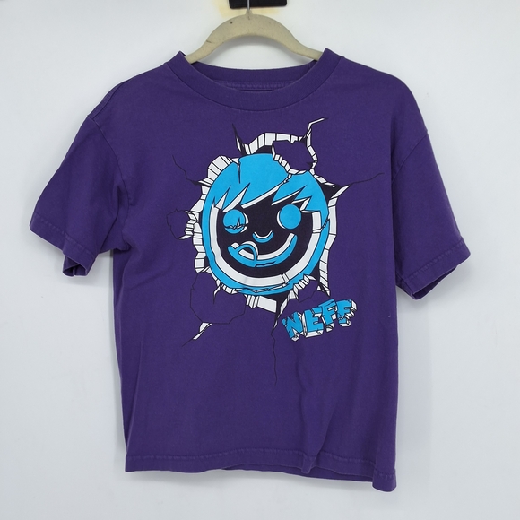 Neff Youth Large Purple Graphic Short Sleeve Tee - Picture 1 of 4